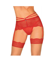 Loventy Porte-jarretelles - Rouge